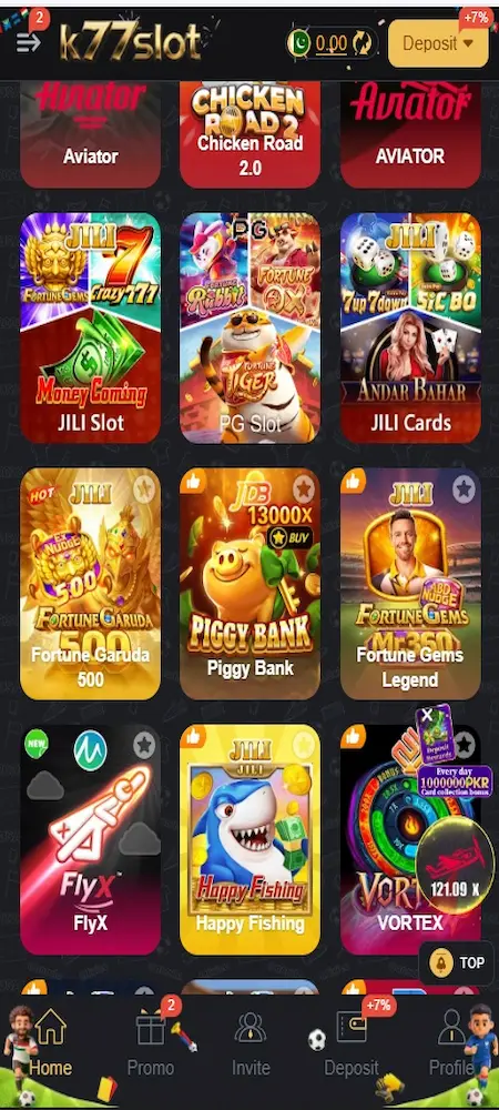 K77 Slot Game 